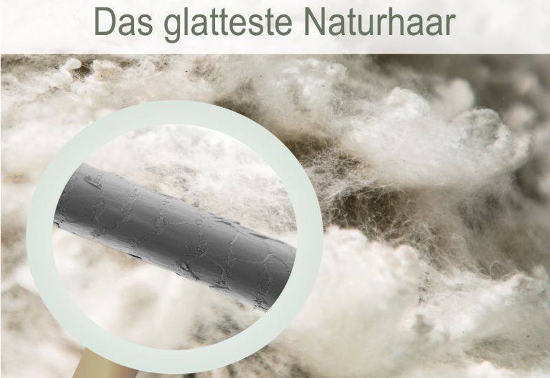Alpaka Bettdecke Nobilis extra-leicht – Bild 7