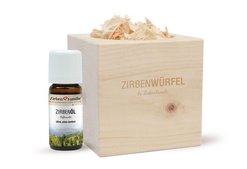 Zirben-Würfel-Set