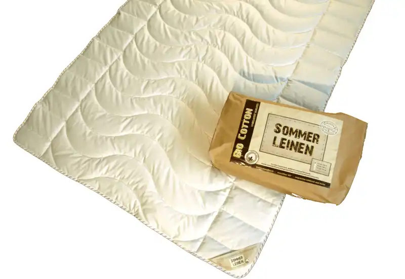 Bio Leinen Sommerdecke KBA von Garanta