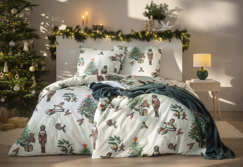 Estella Flanell Bettwäsche Nutcracker