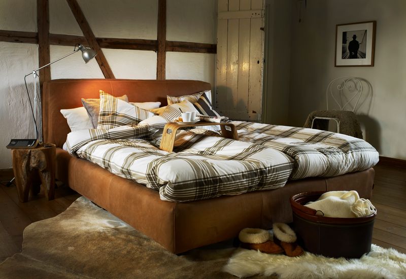 Polsterbett Shabby high